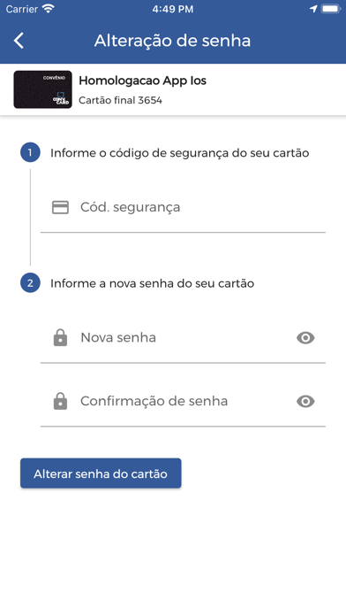 Meu Cartão Convcard Screenshot