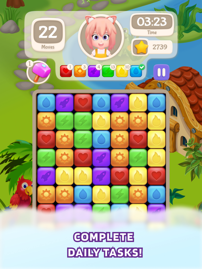 Match 3 Games  Block Puzzle