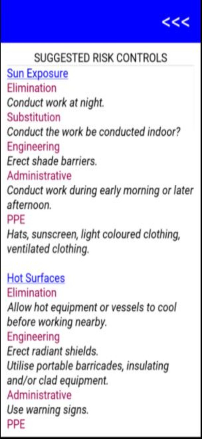 Thermal Risk