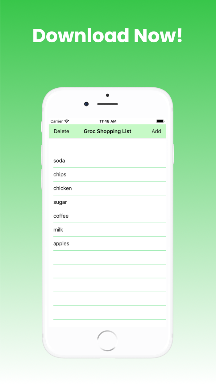 EZ Grocery List IQ App