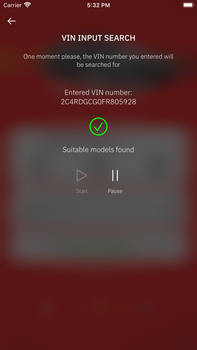 VIN Decoder APP Screenshot