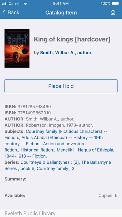 Arrowhead Library System MN Screenshot