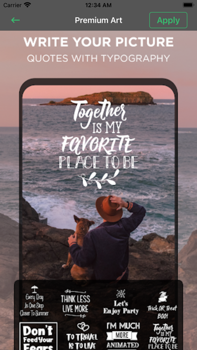 Typorama-Edit Text On Pictures Screenshot