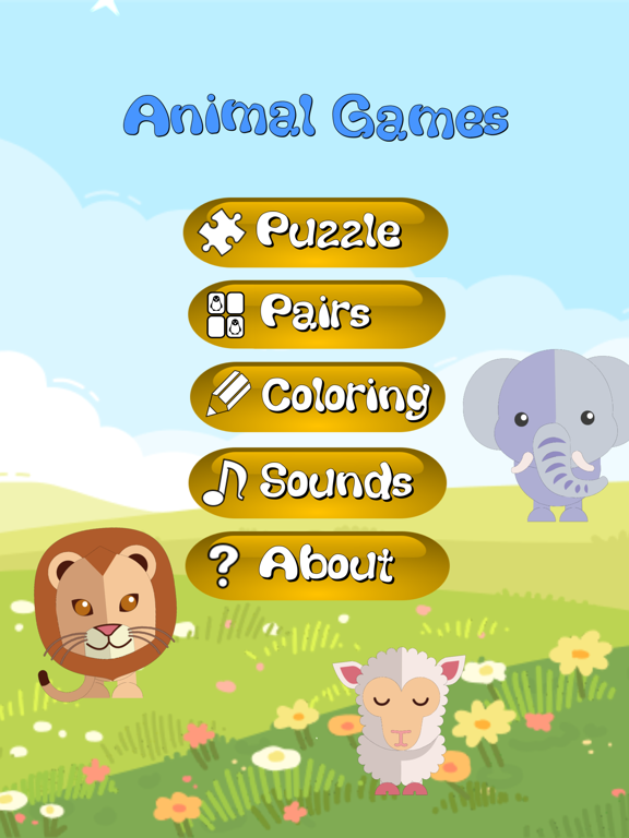 Screenshot #4 pour Animal Games Puzzle Sounds etc