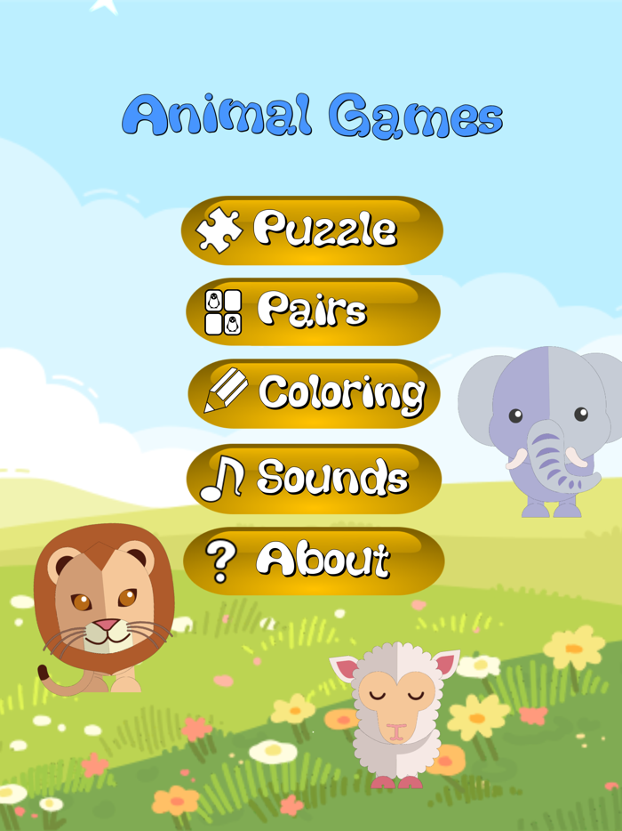 Animal Games Puzzle Sounds etc
