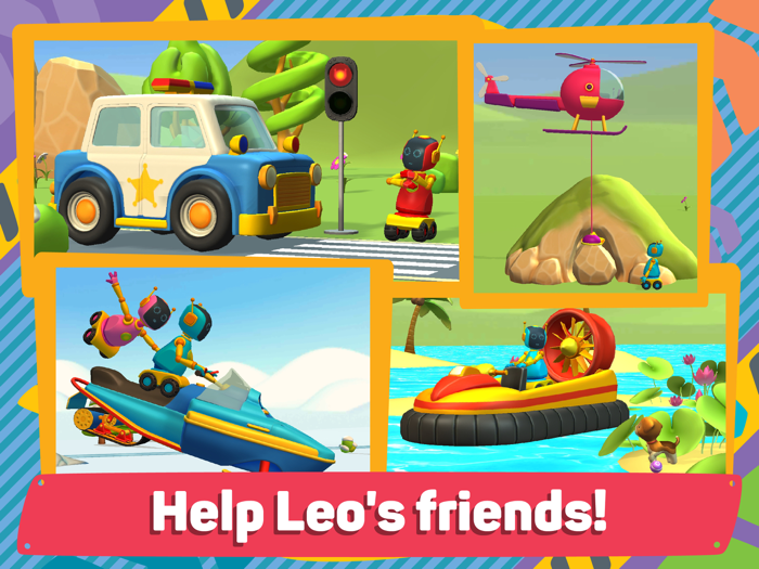 Leo and Cars 2 3D Constructor