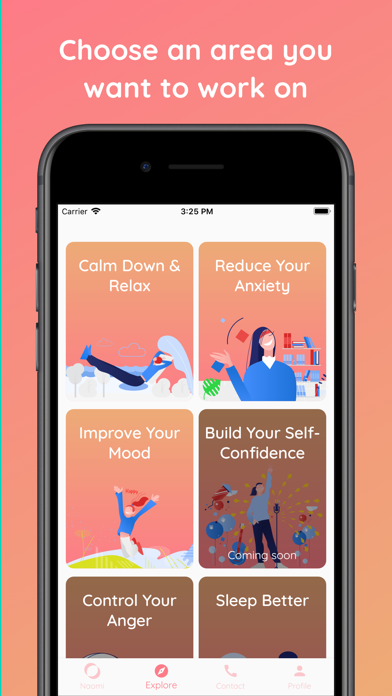 NAOMI mental wellness Screenshot