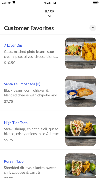 High Tide Taco Bar Screenshot