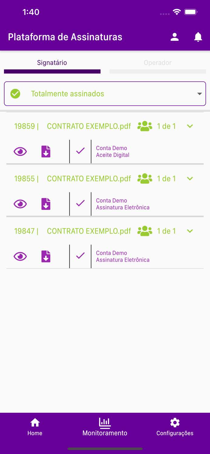 Plataforma de Assinaturas