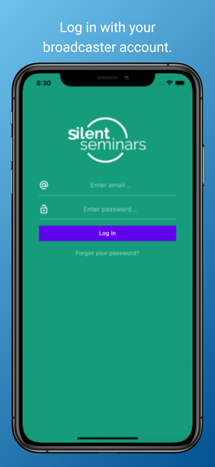 Silent Seminars Broadcaster