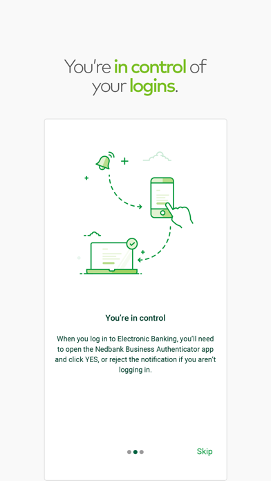 Nedbank Business Authenticator Screenshot