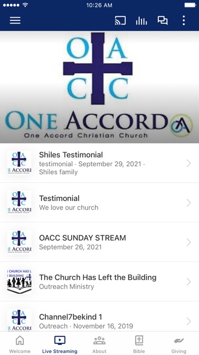 OACC Screenshot