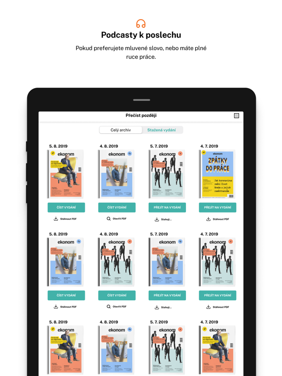 Ekonom iPad screenshot 4 - News app