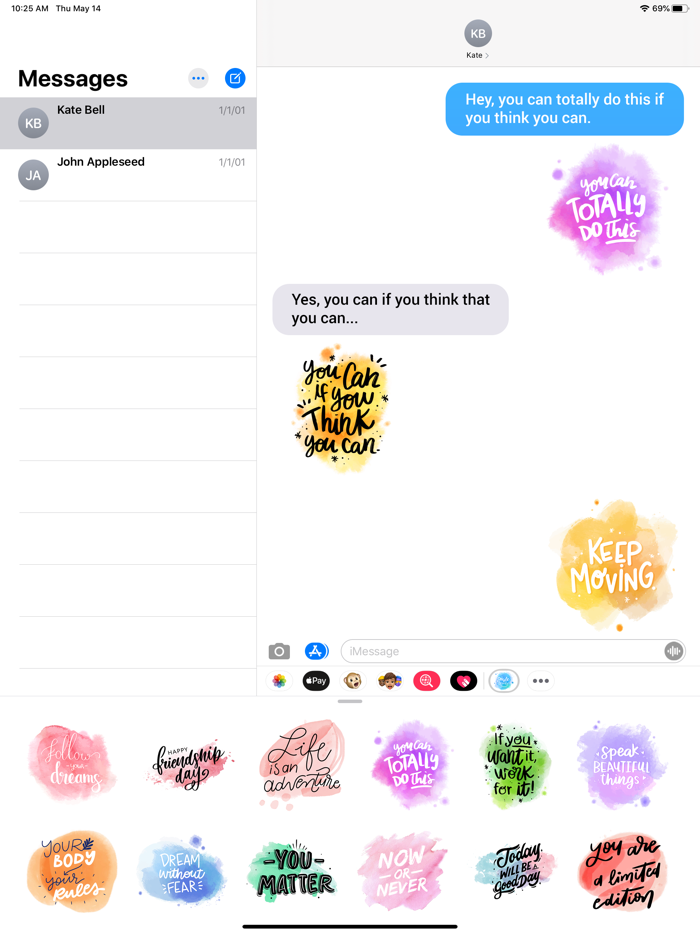 Watercolor Emoji Stickers Pack