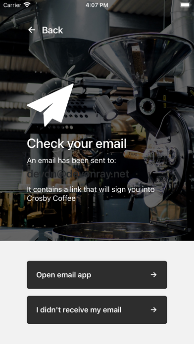 Crosby Coffee Screenshot