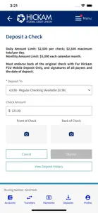 Hickam Federal Credit Union screenshot #4 for iPhone