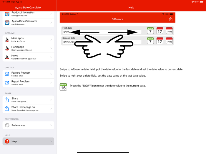 Acana Date Calculator