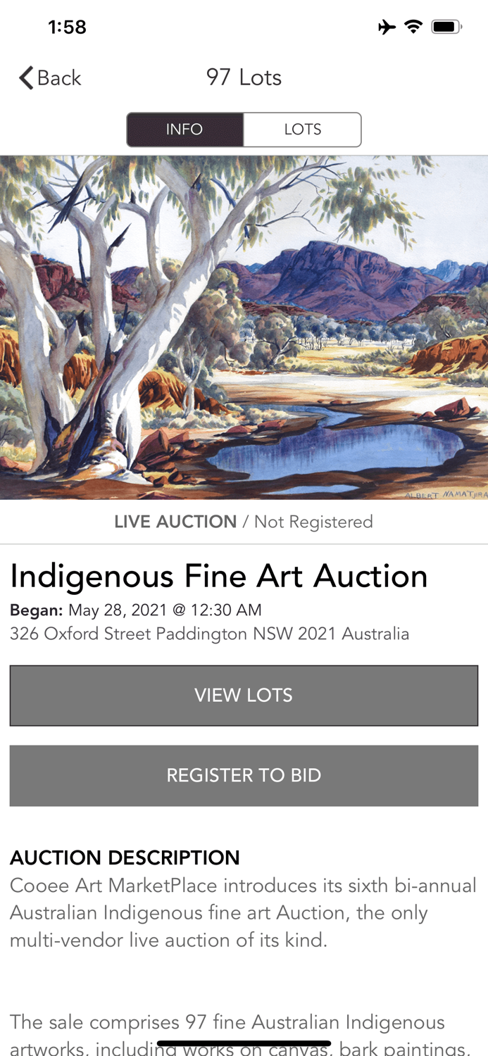 Cooee Art Auctions