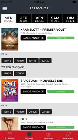 Game screenshot Cinéma Cap Ciné Blois apk