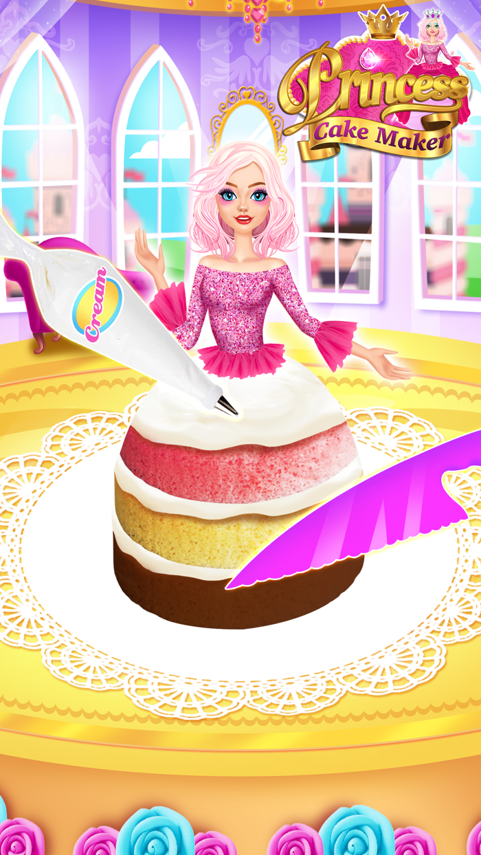 Rainbow Princess Cake Maker