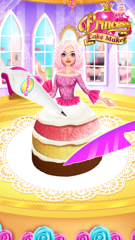 #3. Rainbow Princess Cake Maker (iOS) 作者: Beansprites LLC