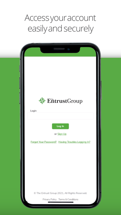 Entrust Self-Directed IRA Screenshot