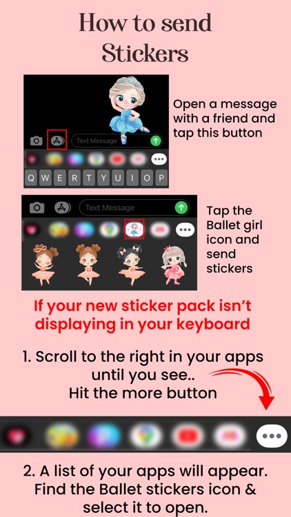 Animated Ballet Girl Stickers screenshot-3