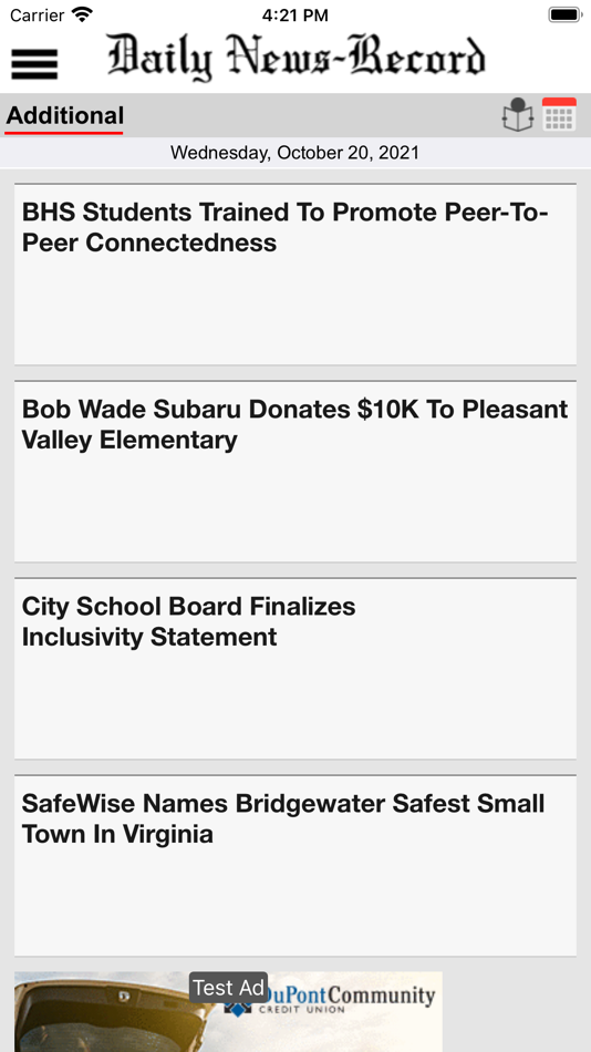 #4. Daily News Record All Access (iOS) Podle: Presteligence
