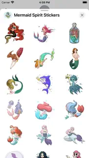 mermaid spirit stickers iphone screenshot 3