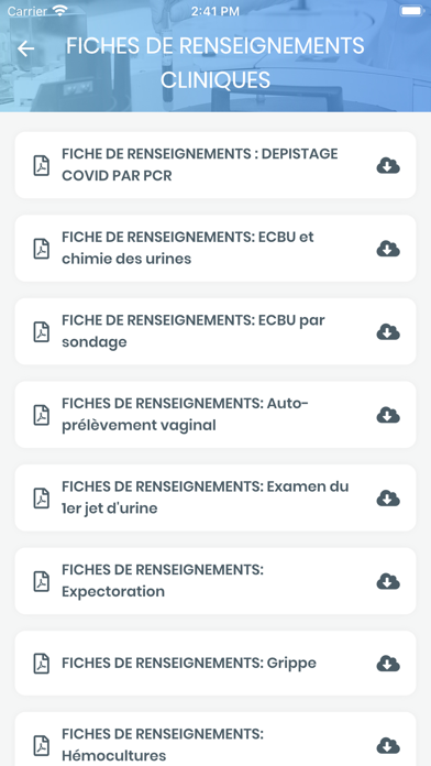 EUROFINS RHONE ALPES Screenshot