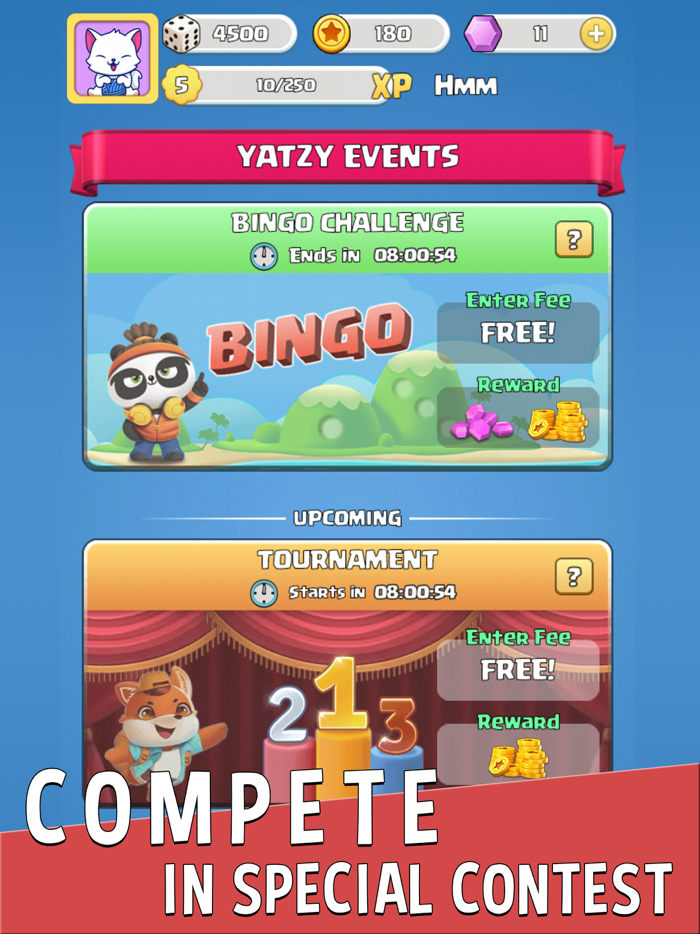 Yatzy-social dice game