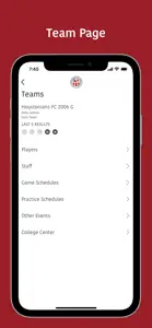 Houstonians Futbol Club screenshot #4 for iPhone