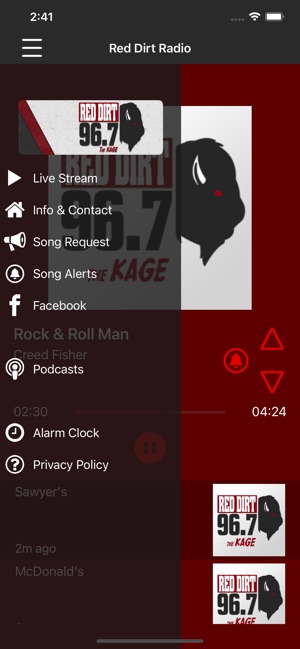 Red Dirt Radio 96.7 The KAGE im App Store