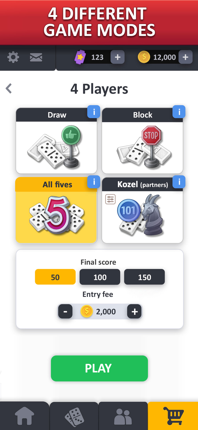 Domino online - play dominoes