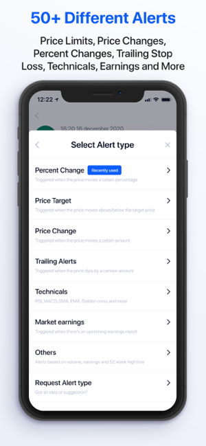 ‎Stock Alarm - Alerts, Tracker Capture d'écran