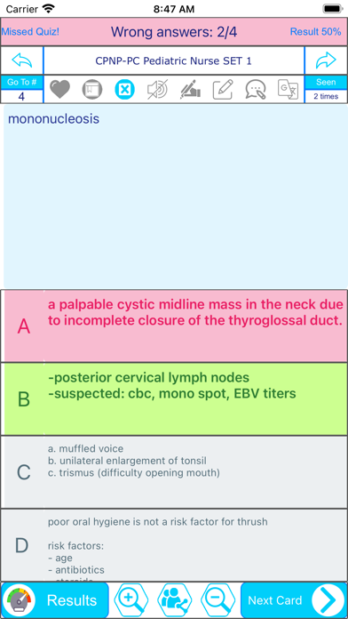 CPNP PC Pediatric Nursing Exam Screenshot