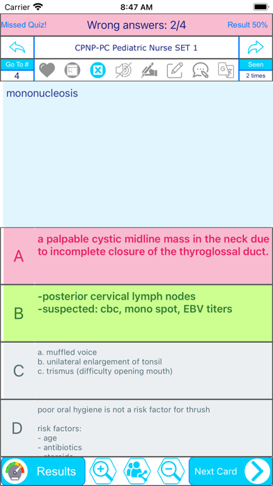 Screenshot 3 of CPNP PC Pediatric Nursing Exam App