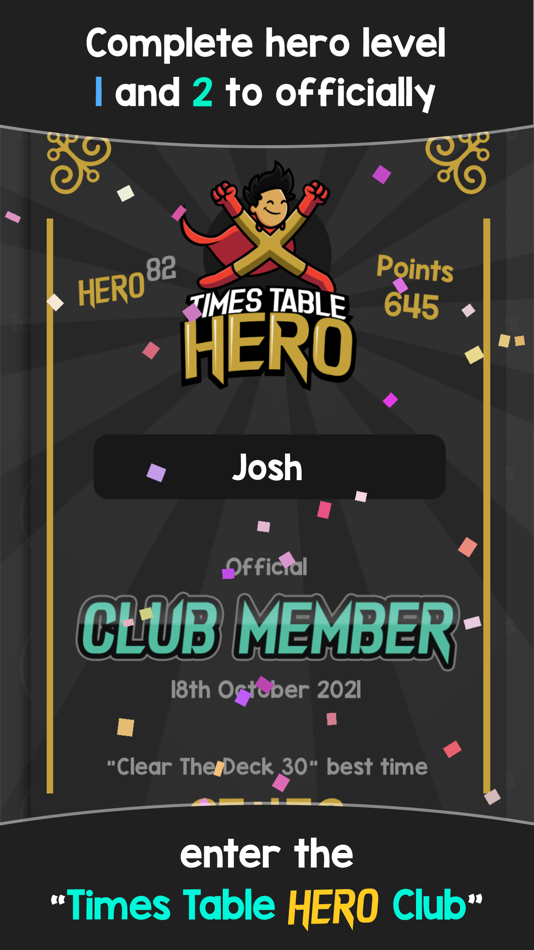 #9. Times Tables Hero (iOS) 由: NORMAN ROZENTAL