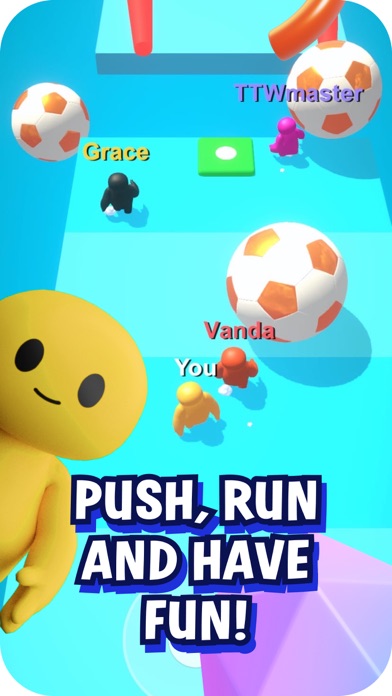 Fall Dudes - Party Royal Race Screenshot