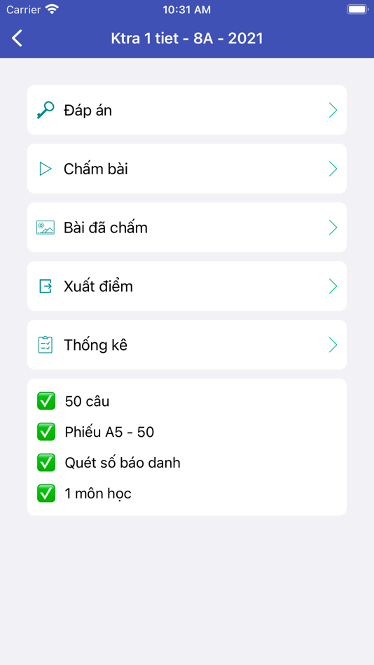 #5. Chấm thi trắc nghiệm (iOS) 来自: VIET NGUYEN