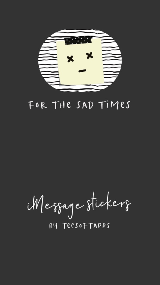 Sad Notes for iMessage - 1.3 - (iOS)