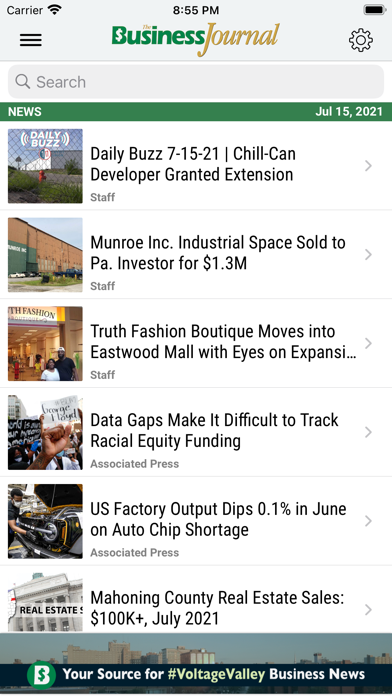 The Business Journal Screenshot