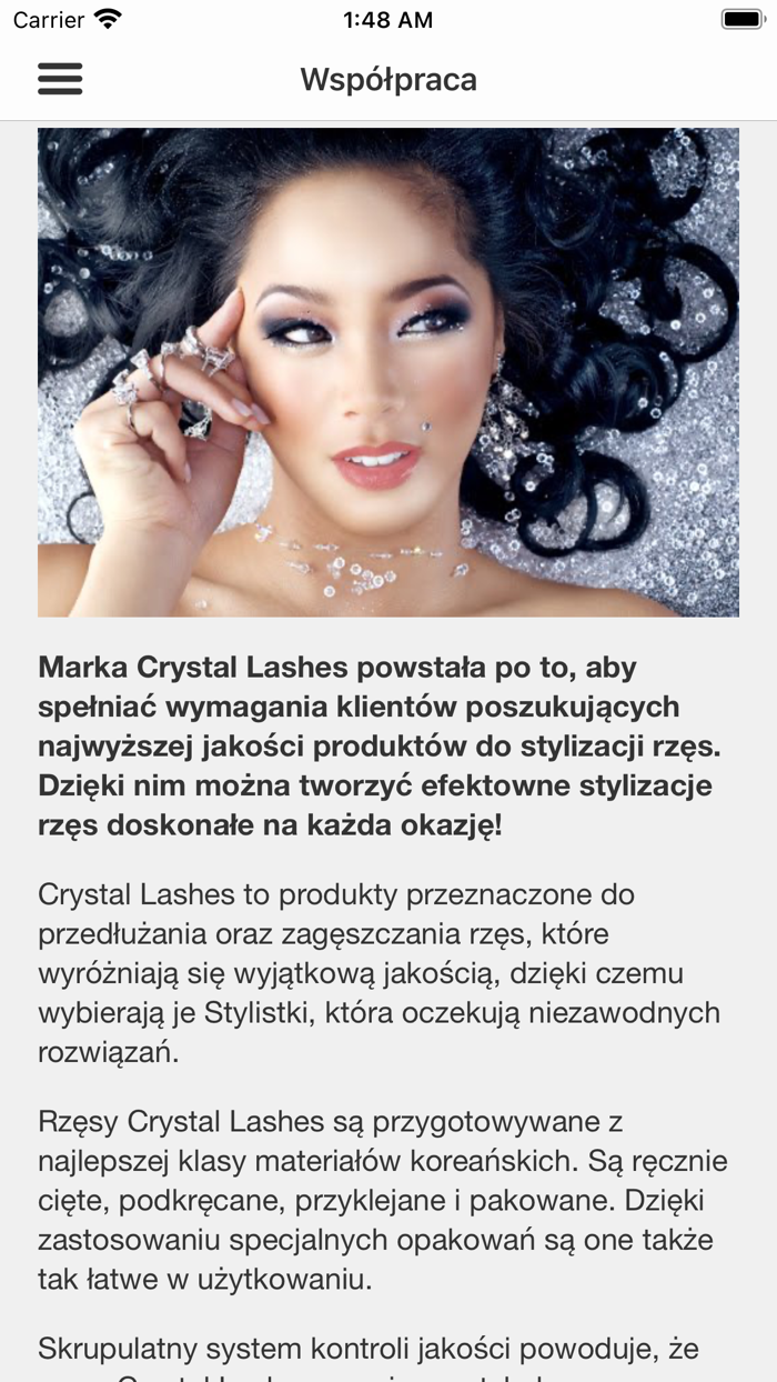 Crystal Lashes - Sklep