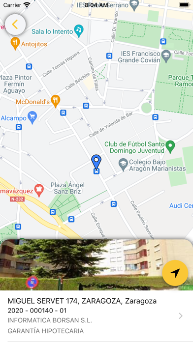 Organizador de Visitas Screenshot