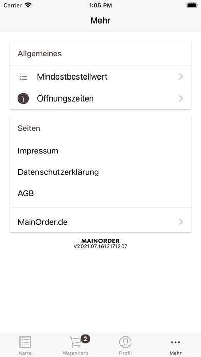 Primavera Pizzeria - Oberursel Screenshot