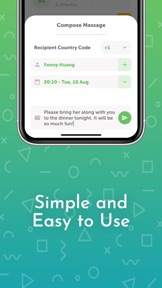 WA Planner - Schedule WA Text screenshot