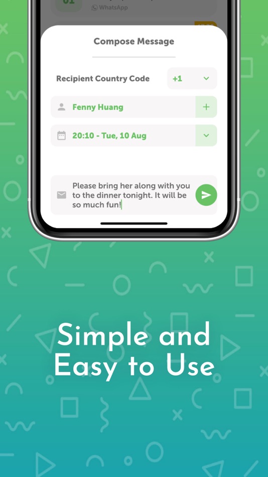 #4. WA Planner - Schedule WA Text (iOS) 由: Eddy .