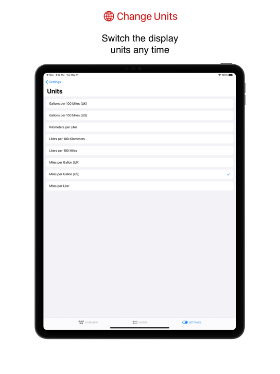 Motor Notes iPad screenshot 5 - Travel app