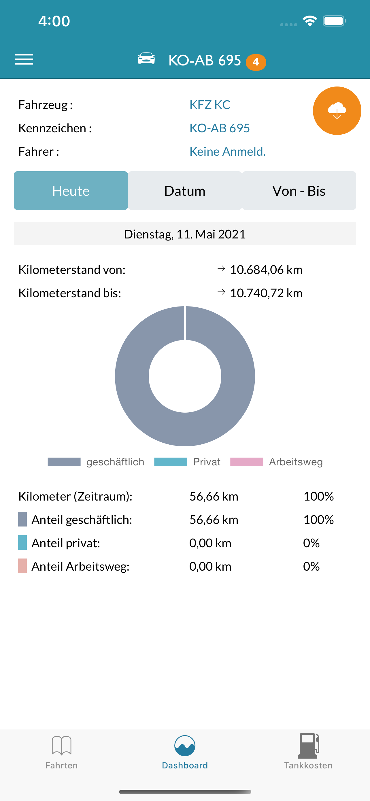 PTC eFahrtenbuch