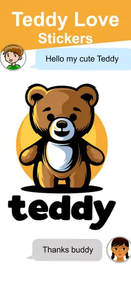 Game screenshot Teddy Love Stickers apk